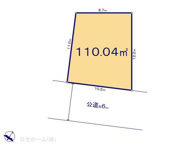 練馬区西大泉5丁目 売地間取り