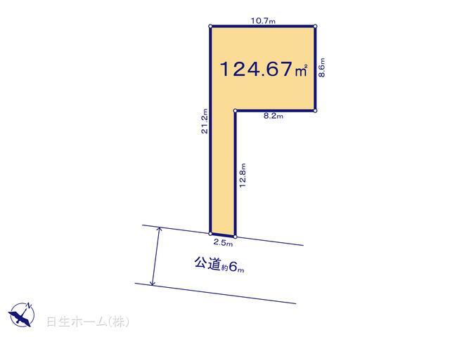 練馬区西大泉5丁目 売地間取り