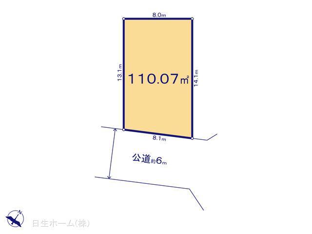 練馬区西大泉5丁目 売地間取り