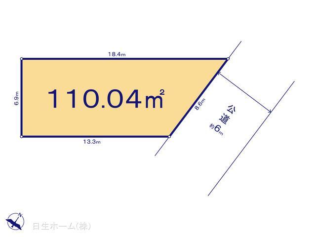 練馬区西大泉5丁目 売地間取り