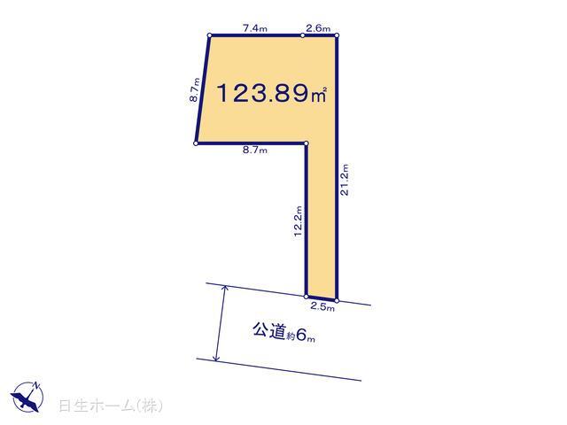 練馬区西大泉5丁目 売地間取り